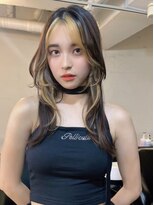 ベイルーム(BAYROOM by HONEY omotesando)&nbsp;レイヤーロング×インナーフェイスカラー