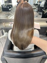 クーラアオヤマ(Cura Aoyama)&nbsp;【艶髪×透明感カラー】2回目の髪質改善トリートメント