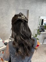 リミットバイアフィナー 大宮店(limit by Afinar)&nbsp;ハーフアップ ヘアアレンジ