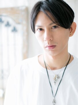 メンズヘア ビーセカンド 草加店(MENS HAIR B-2) オシャレ＆ワイルドなアッシュブラックトランクスヘアX草加