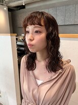 カフ(CAF) CAF FUKO ロングレイヤー/パーマ/おくれ毛パーマ/大阪/心斎橋