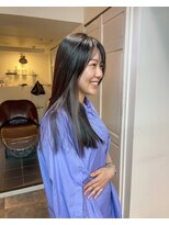グリード ヘアー(GREED hair) 暗めアッシュとグレーのインナーカラー