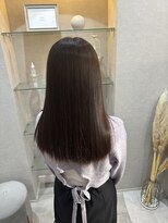 カラークチュール(Color Couture) 黒髪カタログ/ホブルフ/ネビージュ/小顔に見せるヘア/ワンレン