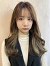 前髪、顔周りカット+艶カラー　￥11,550→￥8,800