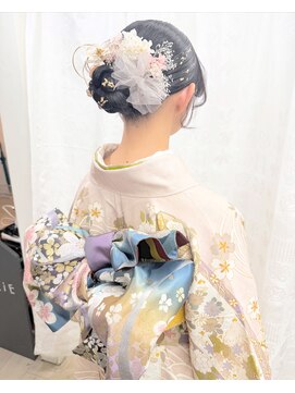 キリエ 豊川稲荷口店(KYLiE) 華やか　艶シニヨン