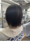 切りっぱなしボブ