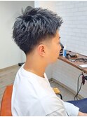 テーパーフェード　スパイキーショート