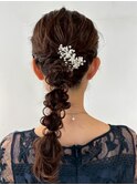 結婚式&ウエディングパーティー用韓国ヘアアレンジ　武蔵小杉