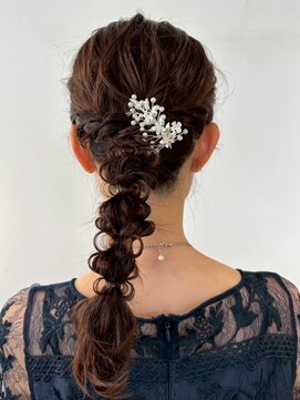 クラリス バイネオ 武蔵小杉(Claris by neo) 結婚式&ウエディングパーティー用韓国ヘアアレンジ 武蔵小杉