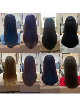 ランガリ ヘアアンドスパ(Rangali Hair&Spa)の写真/【別府/髪質改善】髪への負担が少ない弱酸性の薬剤使用◎思わず触りたくなる艶髪ストレートをご体感☆