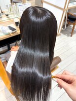 プラグ バイ ネオリーブ(plug by neolive) チェリーブラウン×髪質改善[髪質改善/縮毛矯正/韓国]A