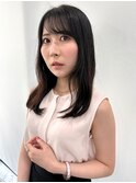 イメチェンスタイル/フルバング/似合わせカット/東銀座