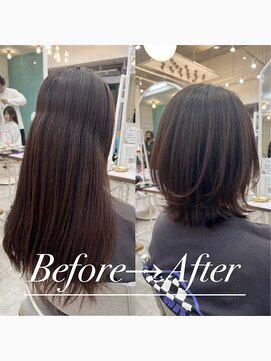 コンティロミー(CONTI ROMMY.) ミディアムレイヤー◎くびれウルフこなれミディ◎20代~50代