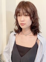 ノラキチジョウジ(NORA KICHIJOJI)&nbsp;ウルフボブロングレイヤー耳かけフェイスレイヤーレイヤーボブ