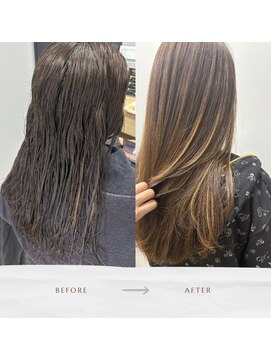 エン(en) 【髪質改善】ストレート×レイヤーロング