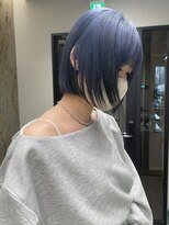 ソル 栄矢場町(SOL) ネイビー/ブルーブラウン/ミニマルボブ