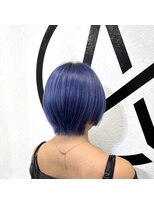 アルケム 学芸大学(AlChem)&nbsp;【Hana指名】シルバーに色落ちする青紫[学芸大学前/ハイトーン]