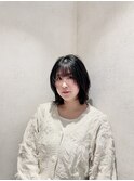 結んでも可愛いレイヤーボブ