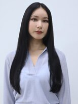 アース 一宮店(HAIR & MAKE EARTH)&nbsp;ツヤ感黒髪ストレートロング