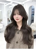 韓国スタイル/ナチュラルくびれヘア_くびれ巻き_レイヤーカット