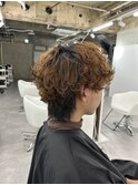 波巻きパーマ