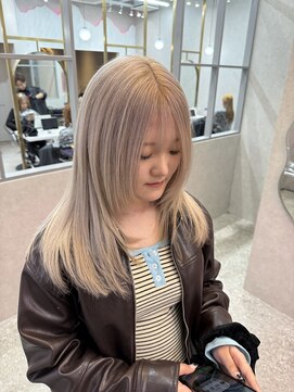 ロンド レア 天神大名店(Lond Le’a) 10代20代30代ミディアムレイヤー似合わせカット大人ガーリー