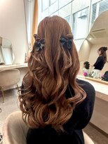 ミラ(Mila) 大人気♪リボン×大人可愛いふわふわハーフツイン