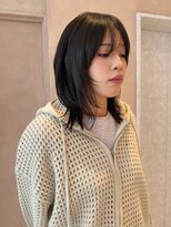 オン キャナルシティ博多前店(on) 【晴音】ミディアムウルフ/ミディアムレイヤー/20代
