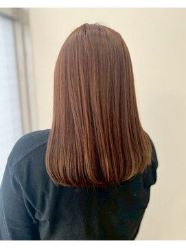 ファムバイアヴァンス(Femme by AVANCE.) ピンクベージュショコラブラウンミディ
