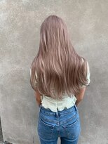 ペレ 原宿(PELE) ワンホンレイヤー/ミルクティーブロンド/ダークブルー/原宿