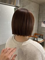 ラボヌールヘアーパルフェ 大宮西口店(La Bonheur hair parfait)&nbsp;切りっぱなしボブ×cocoaブラウン☆松梨☆