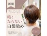 【暗くならない】明るいグレイカラーリタッチ+カット
