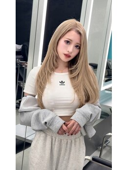 テイス 新宿(TACE)の写真/韓国風スタイルや、結ぶだけで可愛くなれるヘアをご提案![エクステ/ケアブリーチ/ダブルカラー/ハイトーン]