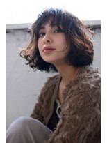 ネルバイグリーン(Nelle by green)&nbsp;springy perm bob