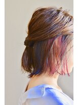 サンリサ 北本店(sanRisa)&nbsp;ピンクヴァイオレットブルーインナーカラー