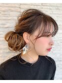 [OCEAN Hair&Life藤原 純]ルーズお団子アレンジ☆