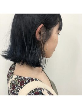 キー(kii) グラデーションカラー × ネイビー 福岡 天神 今泉 薬院