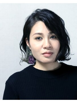 シャンプー(Shampoo) インナーカラー×ボブ