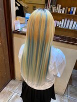 ジェイポイント ヘア クリニカ(J:POINT Hair CLINICA) Blonde × Blue Extension