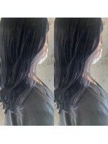 ヘアアトリエコモノ(hair l'atelier KoMoNo) #ブルーグレー × ホワイトシルバー
