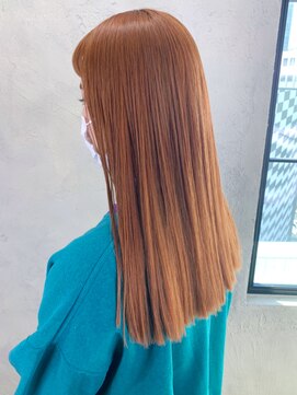 アイティーバイアルバム 八王子店(IT by ALBUM) オレンジロング_カーキグレージュマッシュショート_ba321063