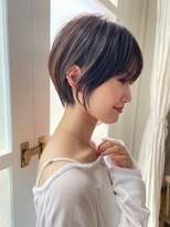ノイズ オオサカ(NOISM) 大人ショートボブ丸みショートカットマッシュショート前髪あり