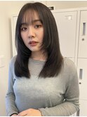 【YU_KA】顔まわりレイヤー×チョコレートカラー