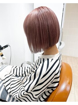 アルクバイネオリーブ 荻窪店(arc by neolive) ワンレンボブ☆パープルグレー