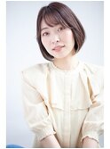 顔回りレイヤーボブ