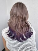 グレーベージュ_ミルクティーアッシュ_パープルブラック