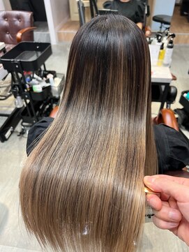 アディクト 東陽町西口(addict) ハイブリーチ毛でもできる潤い髪質改善縮毛矯正［東陽町］