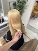 ハイトーンカラー/ベージュブロンド
