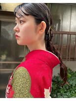 ドーター(daughter)&nbsp;卒業式ヘア × 着付け【mii】