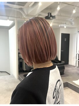 ファーム 大崎店(FAAM) ピンクボブ×シャドールーツ